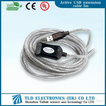 USB 2.0 5M Extension Cable - Nickel Connectors